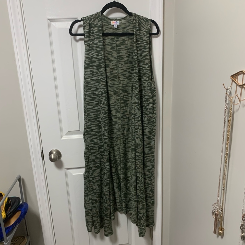 LuLaRoe Joy space dye green